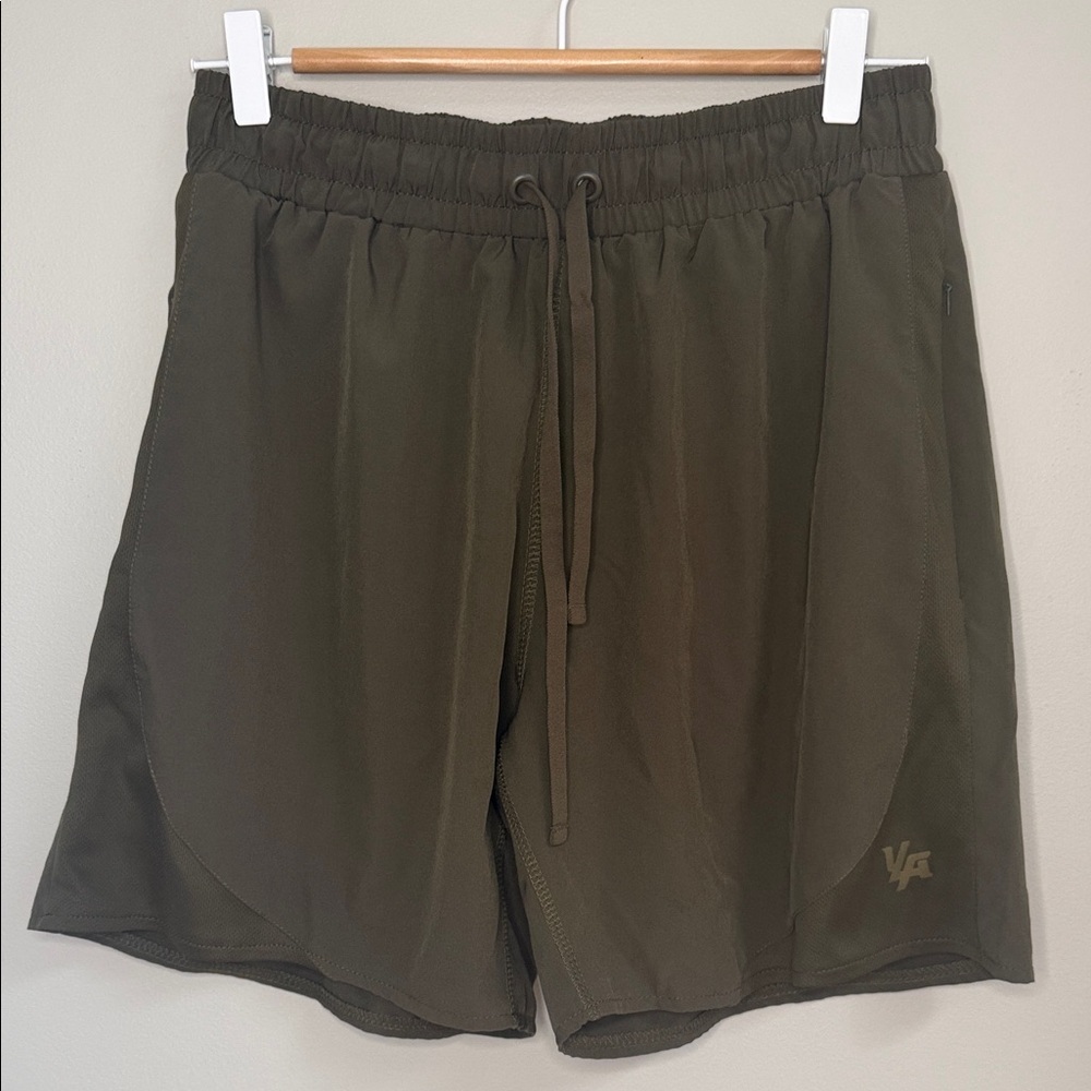 YoungLA Large Men's Olive Green Athletic Running/Gym/Training Shorts